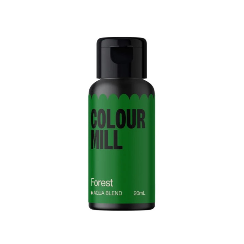 Barwnik Colour Mill Aqua Blend 20ml do lukru, bez, makaroników FOREST GREEN