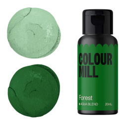 Barwnik Colour Mill Aqua Blend 20ml do lukru, bez, makaroników FOREST GREEN
