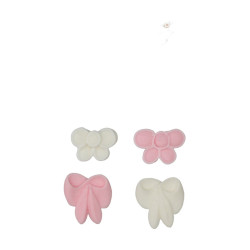 Dekoracje cukrowe KOKARDKI 8 szt.