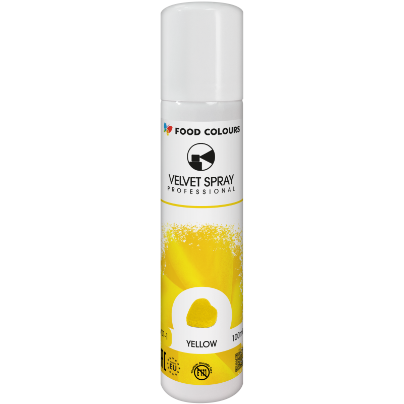 Lebensmittelfarben Gelb Spray 250 ml