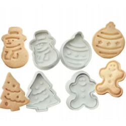 Wykrawaczki z tłoczkiem PME 3 szt. MINI ŚNIEŻYNKI