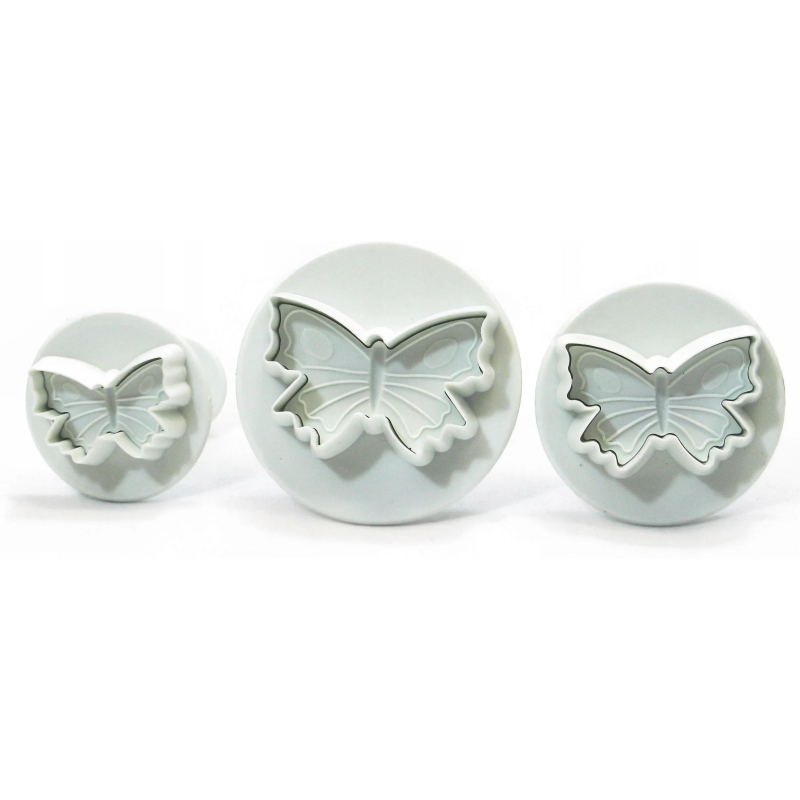 Dies with a plunger, 3 pcs. Butterflies