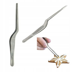 Gebogene Pinzette 14 cm