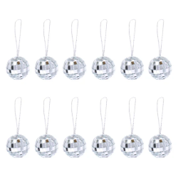 Zápichy Mini disco koule 12 ks. 3 cm