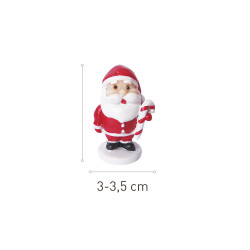 Figurka porcelanowa Mikołaj  3,5 cm 1 sztuka