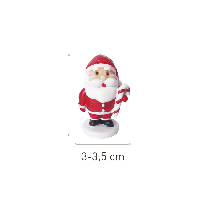Porcelain figurine Santa Claus 3,5 cm 1 piece