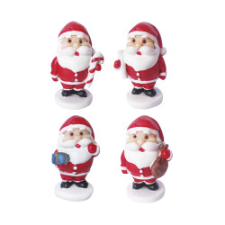Porzellanfigur Weihnachtsmann, 3,5 cm, 1 Stück