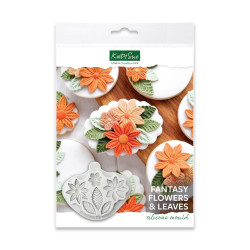 Silikonová forma Katy Sue Flowers a Leaves