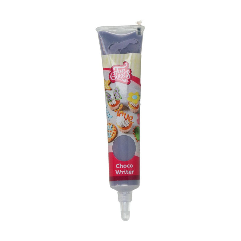 Zuckerstift Glasur in der Tube violett Choco Writer