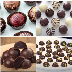 Forma silikonowa KULE 5 cm Półkule