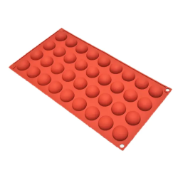 Forma silikonowa KULE 2,8 cm Półkule 36 gniazd