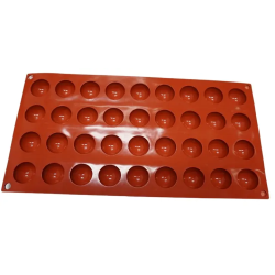 Forma silikonowa KULE 5 cm Półkule