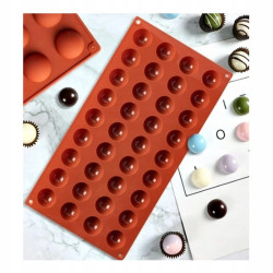 Forma silikonowa KULE 5 cm Półkule