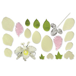 Unerwiacze do liści 11 szt. zestaw foremek