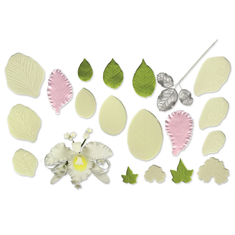 Unerwiacze do liści 11 szt. zestaw foremek