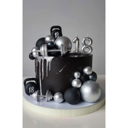 Topper BALL BALLONS Tortenaufleger