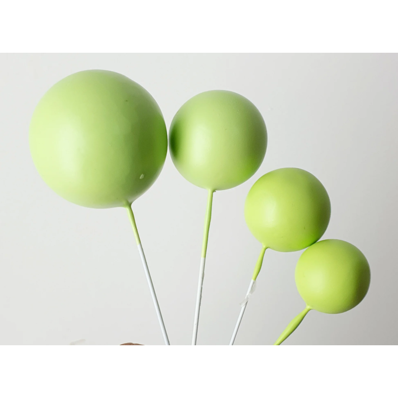 Tortenauflegerkugeln Limettenmatte 20 Stück
