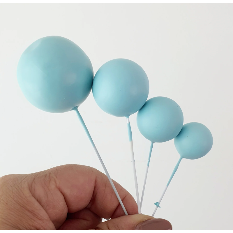 Topper BALLS matt kék tortadísz 20 db