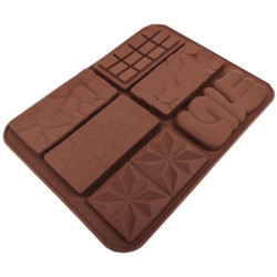 Silikonform MINI CHOCOLATE 27x37 mm Schokoladentafel