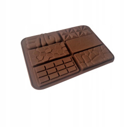 Silikonform MINI CHOCOLATE 27x37 mm Schokoladentafel