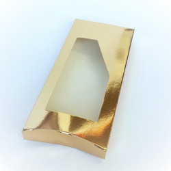 Pudełko kartonik na czekoladę Złote Komplet 5 szt