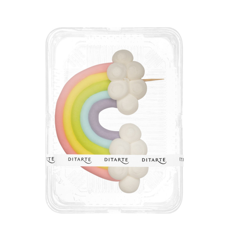 Zuckerdekoration Slado Topper Regenbogen