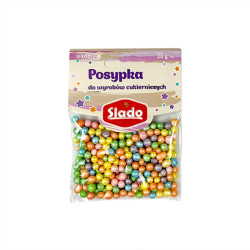 Posypka Slado perełki ryżowe Kolorowe 5 mm 20g