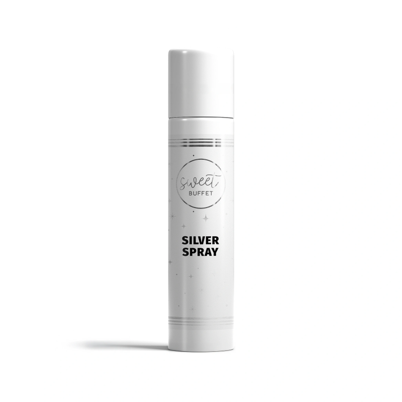 Barwnik w sprayu Słodki Bufet SREBRNY 75 ml Silver Spray