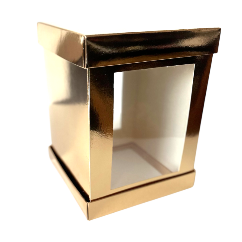 Cake Packaging 30x30x25 cm Tall Box GOLD