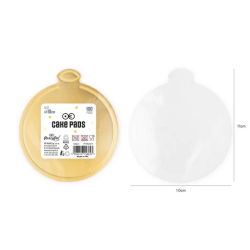 Banketttablett gold 10 cm rund 100 Stück Tablettunterlage