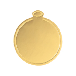Banketttablett gold 10 cm rund 100 Stück Tablettunterlage