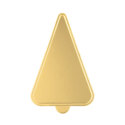 Banketný podnos PP zlatý 12 cm trojuholníkový, 100 ks prestieranie