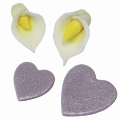 PME metal heart punches - metal hearts 3 pcs