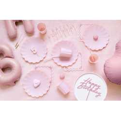 Platin-Roségold-Kerzen 6 Stück. Elegant