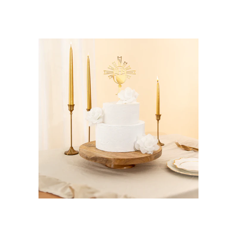 18. Geburtstag Topper Acryl Gold
