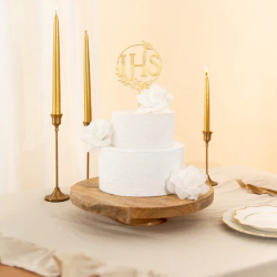 18. Geburtstag Topper Acryl Gold