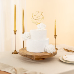 Topper ZŁOTE KRYSZTAŁY Ozdoba na tort Topper ZŁOTE KRYSZTAŁY Ozdoba na tort