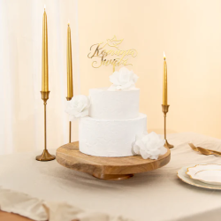 18. Geburtstag Topper Acryl Gold