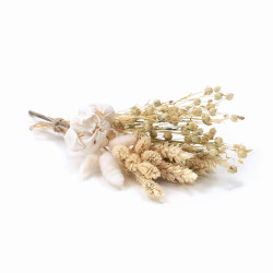 Getrocknete Blumen Tortenaufleger Tinsel GOLD