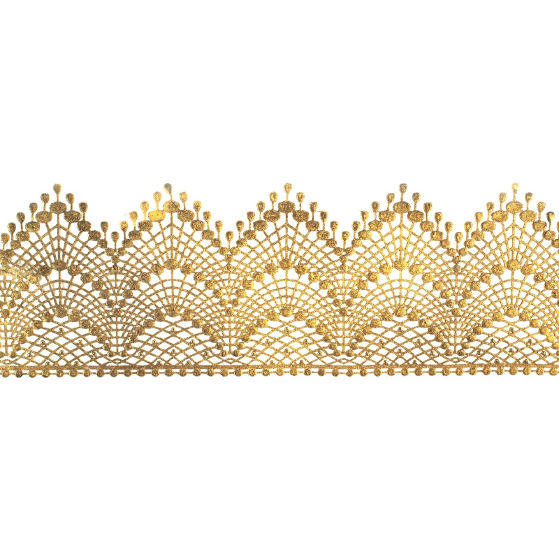 Sugar lace 01 Slado ready 3 x 38 cm Antique gold