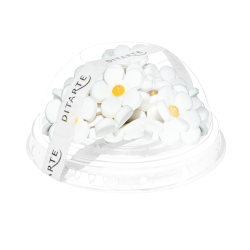 Kwiaty cukrowe Slado Białe 35 szt 16mm