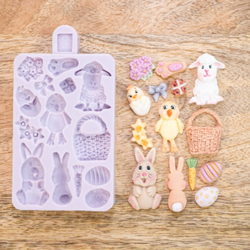 Katy Sue Seahorse silicone mould 4 designs