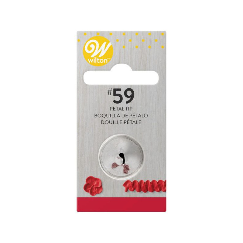 Petal tip no 102 Wilton decorating tip for flowers, petals, roses 418-102