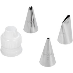 LARGE-Backing-Set (1M, 2A, 2D, 4B) und Wilton-Beutel 12 el.