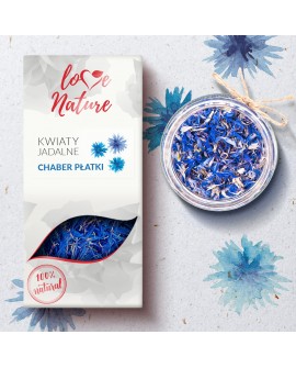 Kwiaty jadalne Love Nature Chaber Niebieski 50g