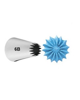 LARGE No 6B star Wilton decorating tip 418-6600