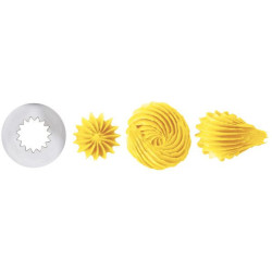BIG LARGE no. 6B star Wilton + 2 bags