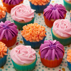 LARGE No. 2D Wilton flower star closed, rose