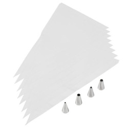 Zestaw tylek do dekorowania tortów i babeczek 4 tylki i 8 worków Wilton