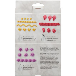 LARGE backing set (1M, 2A, 2D, 4B) and Wilton bags 12 el.